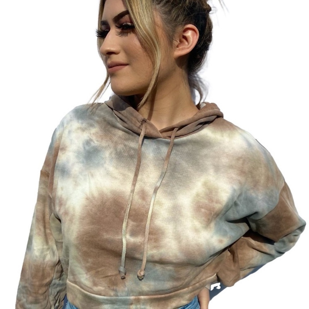 French Terry Tie Dye Hoodie